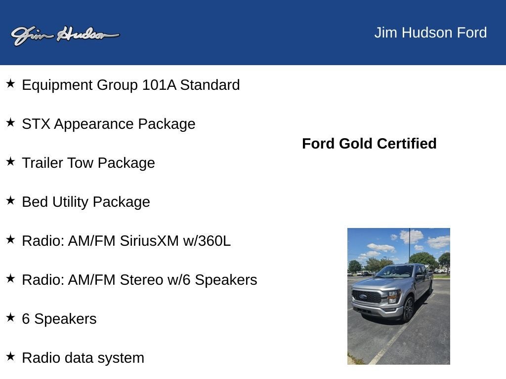 2023 Ford F-150 XL CERTIFIED STX TRAILER TOW PACKAGE