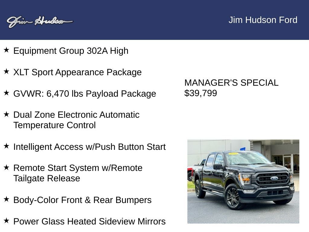 2022 Ford F-150 XLT GOLD CERTIFIED