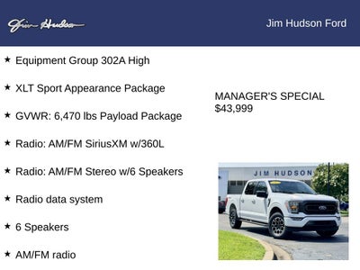 2023 Ford F-150 XLT CERTIFIED EXTENDED RANGE TANK
