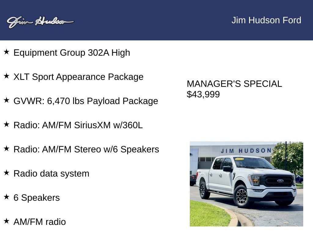 2023 Ford F-150 XLT CERTIFIED EXTENDED RANGE TANK