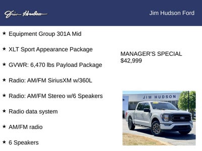 2023 Ford F-150 XLT FORD CERTIFIED 4X4