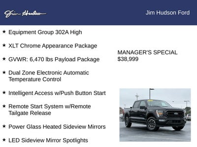 2022 Ford F-150 XLT CERTIFIED SPORT APPEARANCE