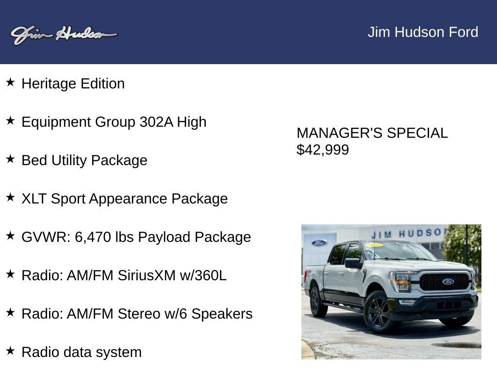 2023 Ford F-150 XLT CERTIFIED HERITAGE EDITION