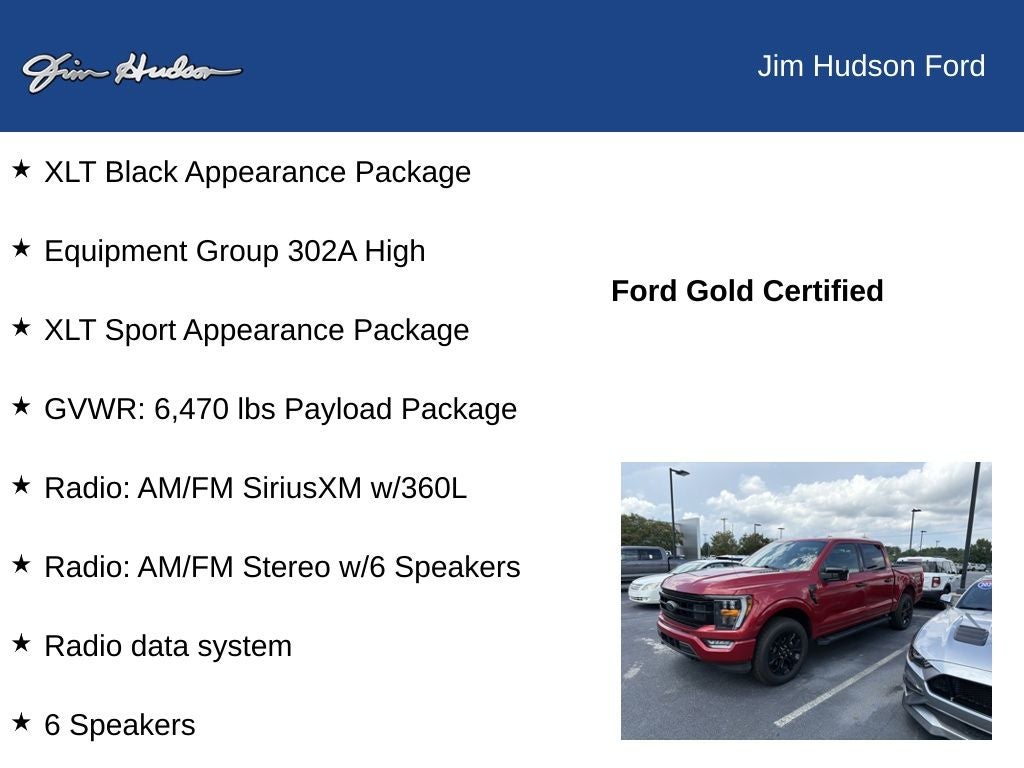 2022 Ford F-150 XLT FORD CERTIFIED BLACK APPEARANCE PACKAGE