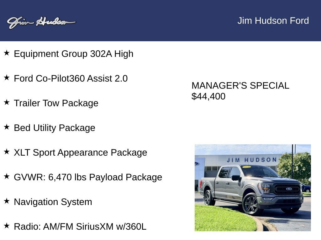 2023 Ford F-150 XLT CERTIFIED 360 CAMERA TRAILER TOW PACKAGE