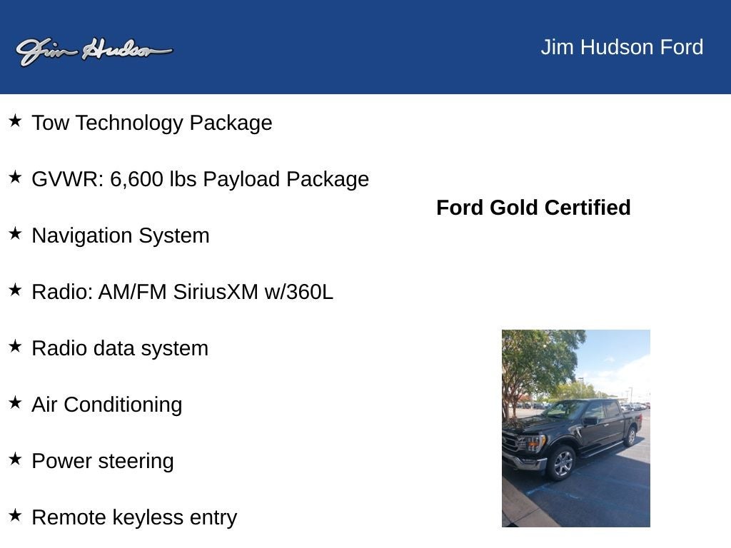 2021 Ford F-150 XLT GOLD CPO TOW TECH PACKAGE 360 CAMERA