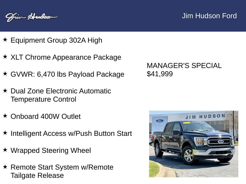 2023 Ford F-150 XLT FORD CERTIFIED