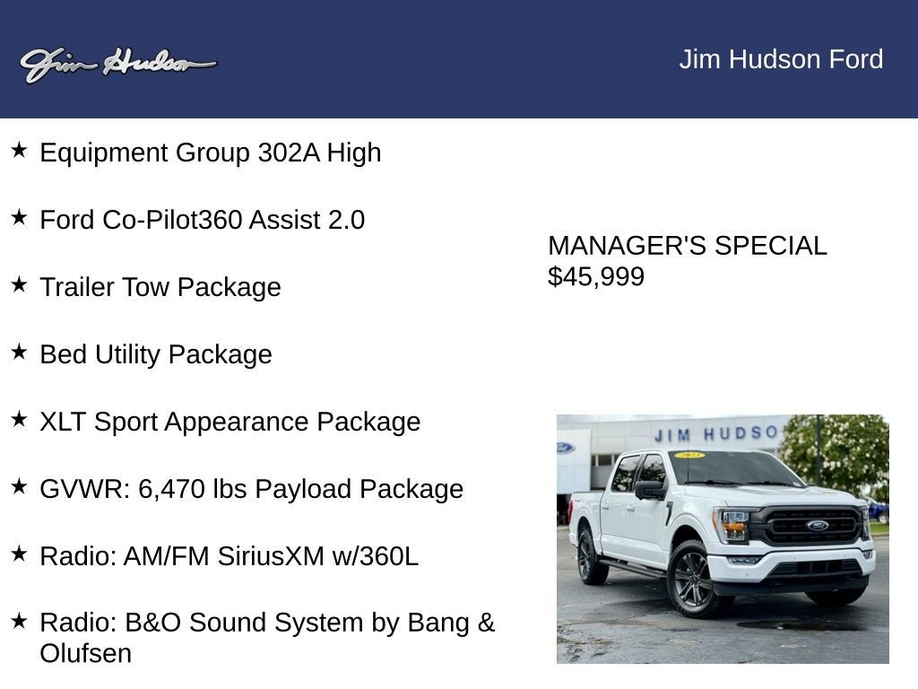 2023 Ford F-150 XLT CERTIFIED TRAILER TOW PACKAGE PANO ROOF