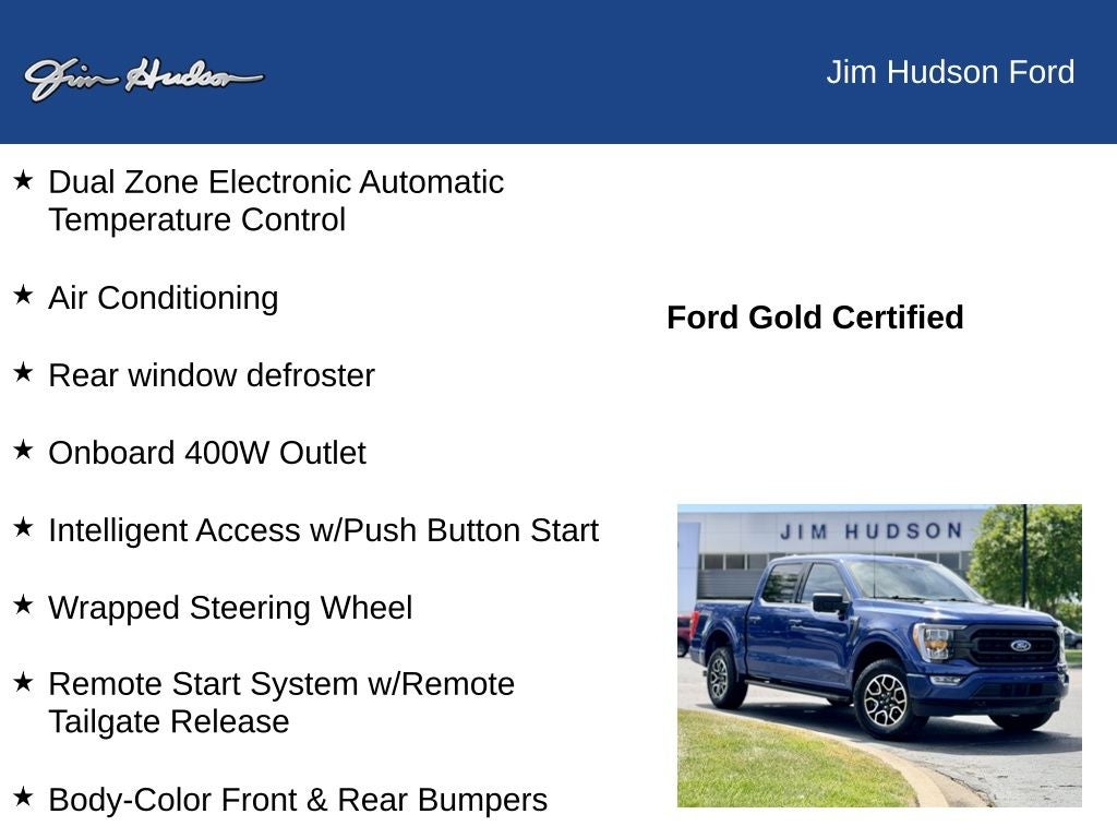 2023 Ford F-150 XLT CERTIFIED SPORT PACKAGE
