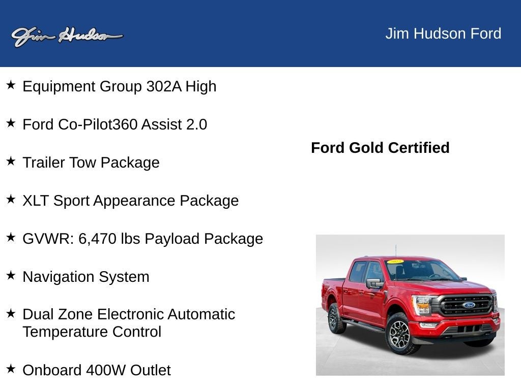2023 Ford F-150 XLT GOLD CERTIFIED CO PILOT 360 2.0 360 CAMERA TRAILER