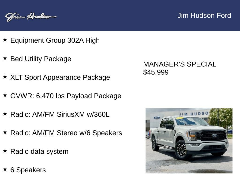 2023 Ford F-150 XLT CERTIFIED 36GAL TANK
