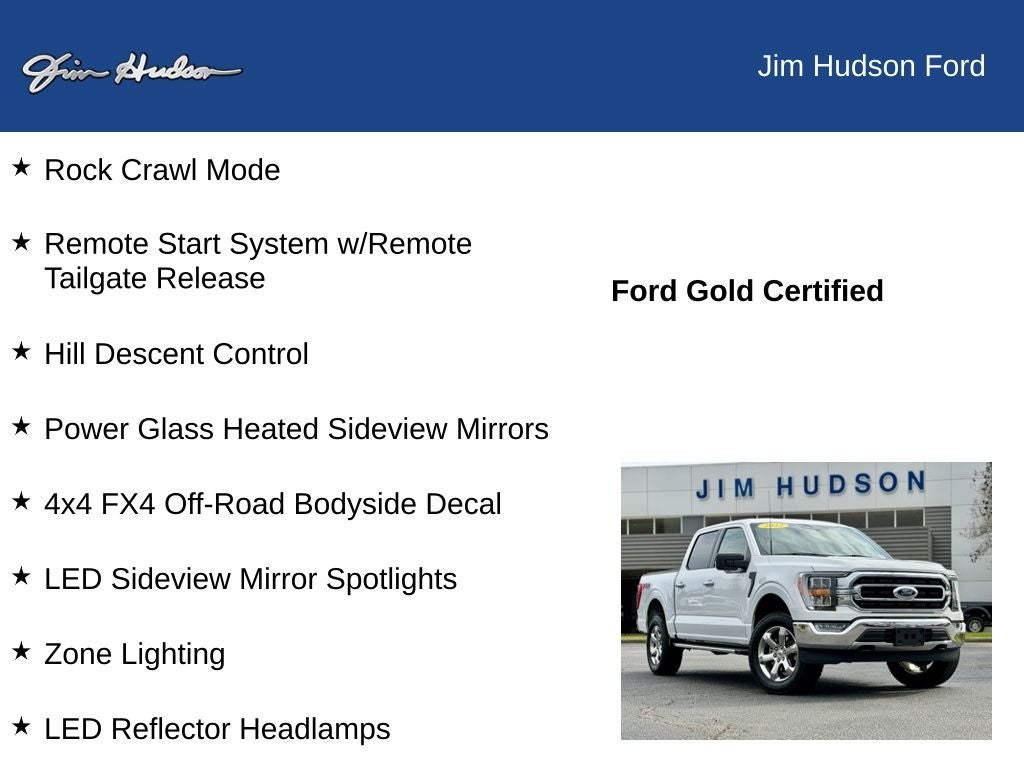 2022 Ford F-150 XLT GOLD CERTIFIED 5.0 V8 4X4
