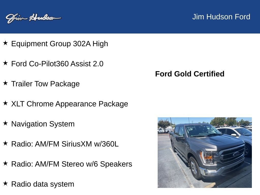 2021 Ford F-150 XLT CERTIFIED TRAILER TOW 360 CAMERA NAVI