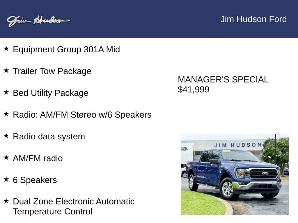 2023 Ford F-150 XLT FORD CERTIFIED TRAILER TOW PACKAGE