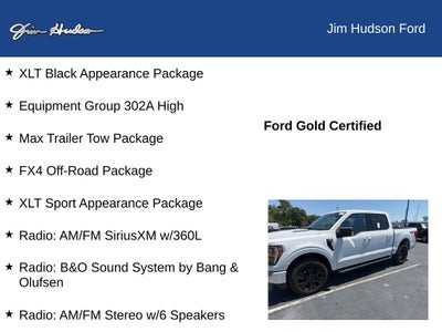 2023 Ford F-150 XLT CERTIFIED LEATHER TRAILER TOW 36GAL TANK