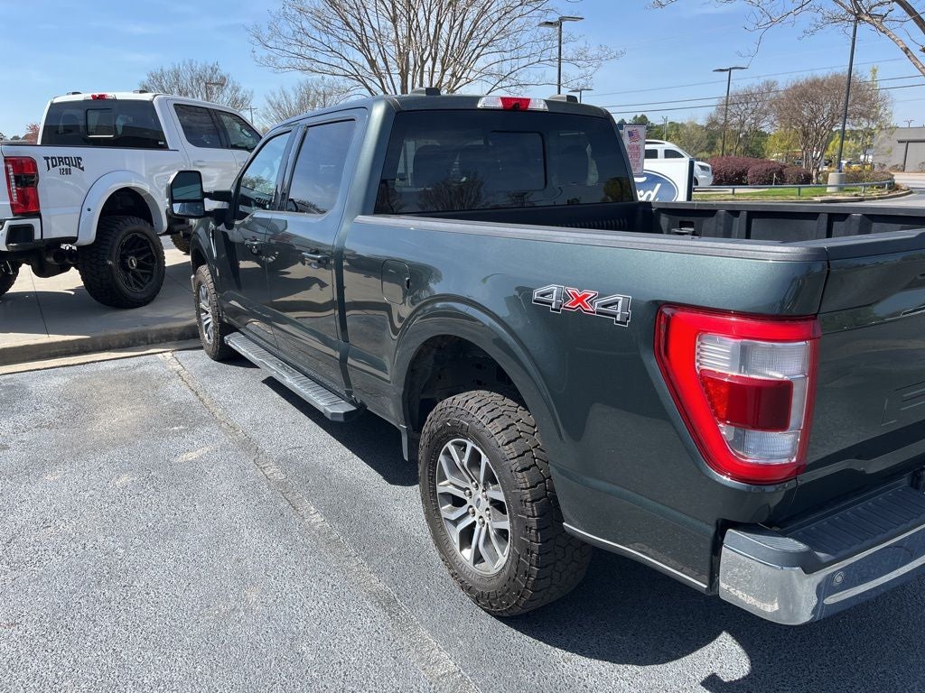 2021 Ford F-150 Lariat BLUE CERTIFIED PANO ROOF MAX TOW EXT TANK