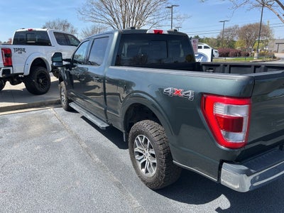 2021 Ford F-150 Lariat BLUE CERTIFIED PANO ROOF MAX TOW EXT TANK