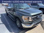 2021 Ford F-150 Lariat BLUE CERTIFIED PANO ROOF MAX TOW EXT TANK