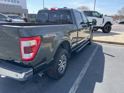 2021 Ford F-150 Lariat BLUE CERTIFIED PANO ROOF MAX TOW EXT TANK