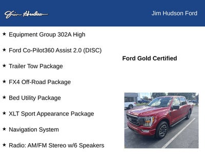 2022 Ford F-150 XLT CERTIFIED 360 CAMERA TRAILER TOW CO PILOT