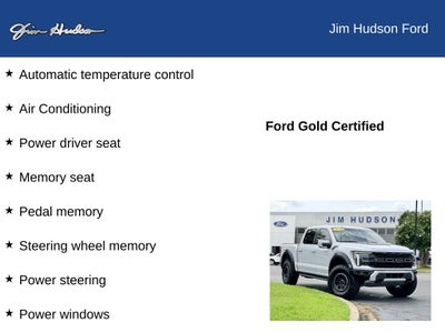 2025 Ford F-150 Raptor FORD CERTIFIED TOUGH!