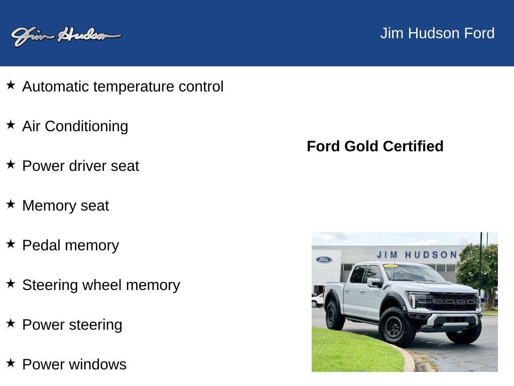 2025 Ford F-150 Raptor FORD CERTIFIED TOUGH!
