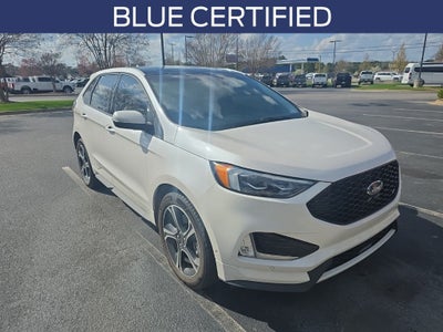 2019 Ford Edge ST BLUE CERTIFIED PANO ROOF NAVI HEATED COOLED SEATS