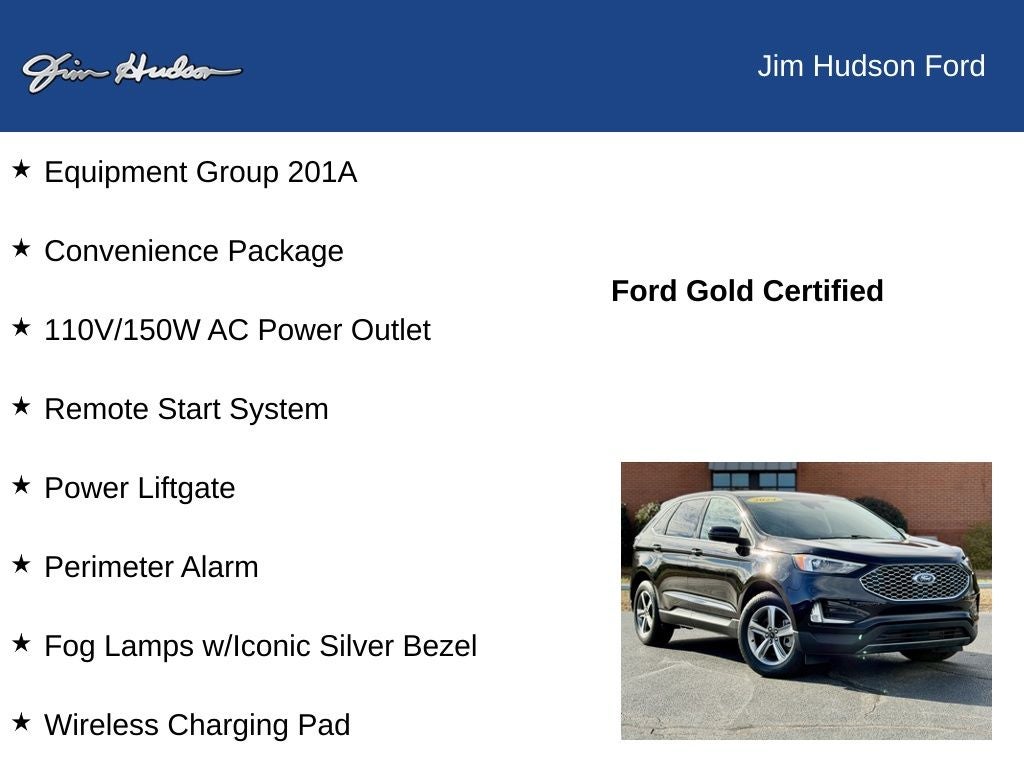 2024 Ford Edge SEL CERTIFIED PANO ROOF
