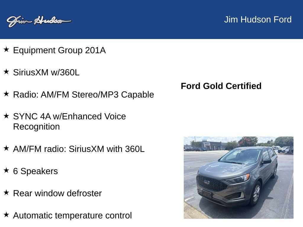 2023 Ford Edge SEL FORD CERTIFIED