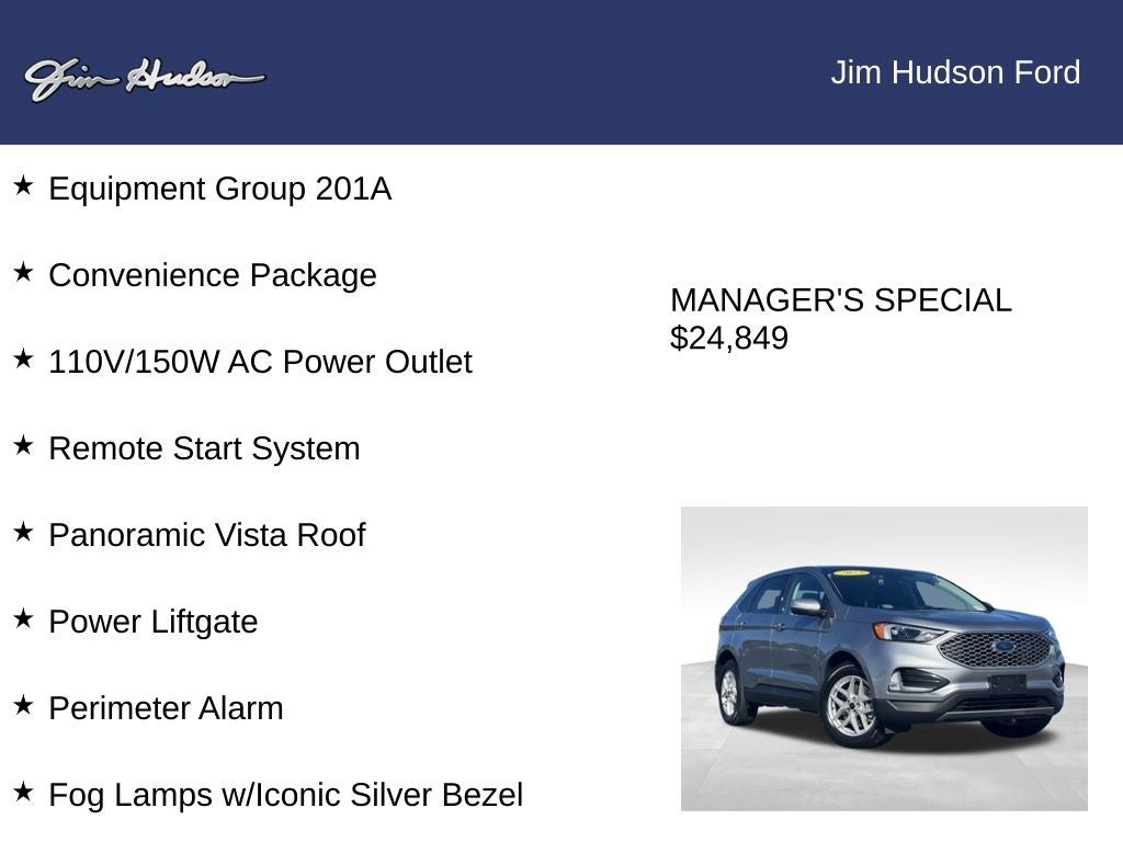 2023 Ford Edge SEL CERTIFIED PANO ROOF HEATED SEATS