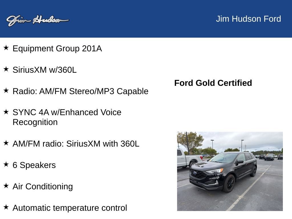 2022 Ford Edge SEL FORD CERTIFED