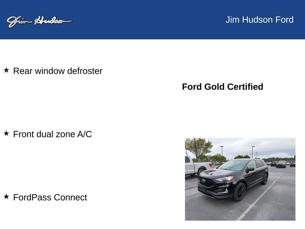 2022 Ford Edge SEL FORD CERTIFED
