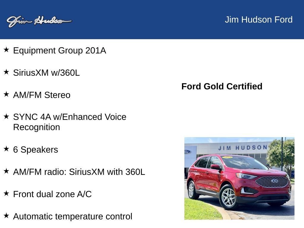 2024 Ford Edge SEL FORD CERTIFIED