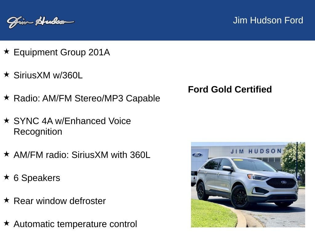 2023 Ford Edge SEL FORD CERTIFIED