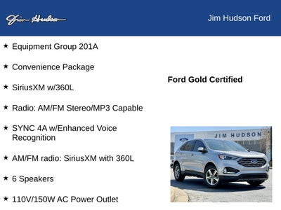 2022 Ford Edge SEL GOLD CERTIFIED PANO ROOF