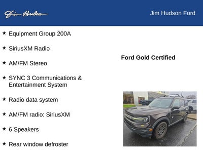 2021 Ford Bronco Sport Big Bend CERFITIED