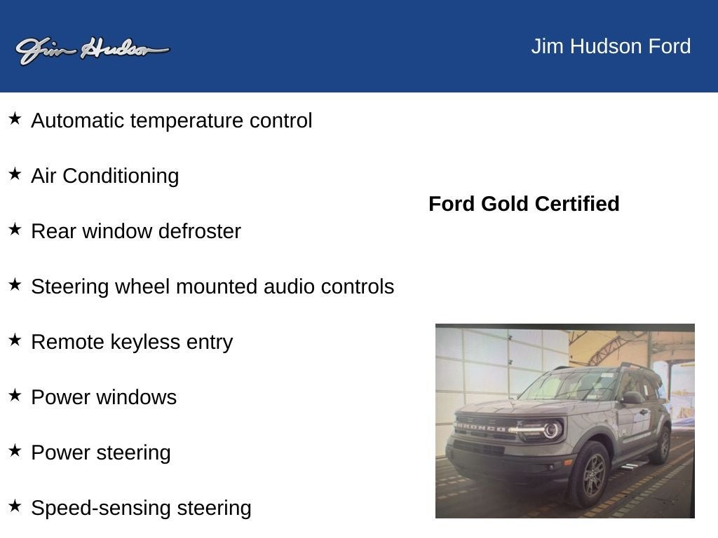2023 Ford Bronco Sport Big Bend CERTIFIED HEATED SEATS