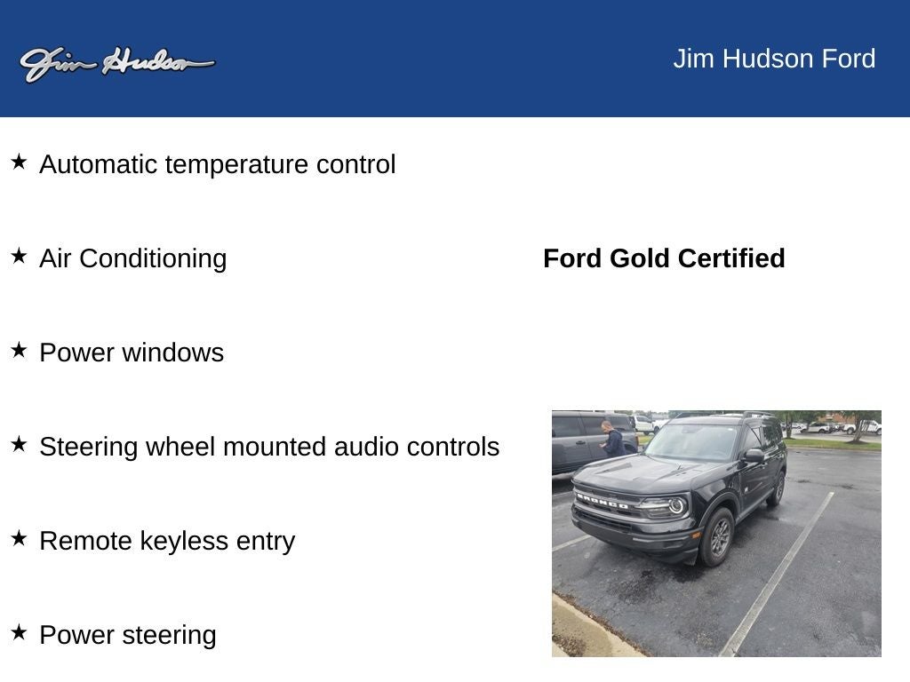 2024 Ford Bronco Sport Big Bend CERTIFEID LOW MILES CO PILOT 360