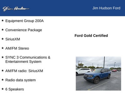 2024 Ford Bronco Sport Big Bend FORD CERTIFIED HEATED SEATS