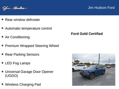 2024 Ford Bronco Sport Big Bend FORD CERTIFIED HEATED SEATS