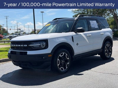 2023 Ford Bronco Sport Outer Banks CERTIFIED TECH PACKAGE PAINTED SHADOW ROOF