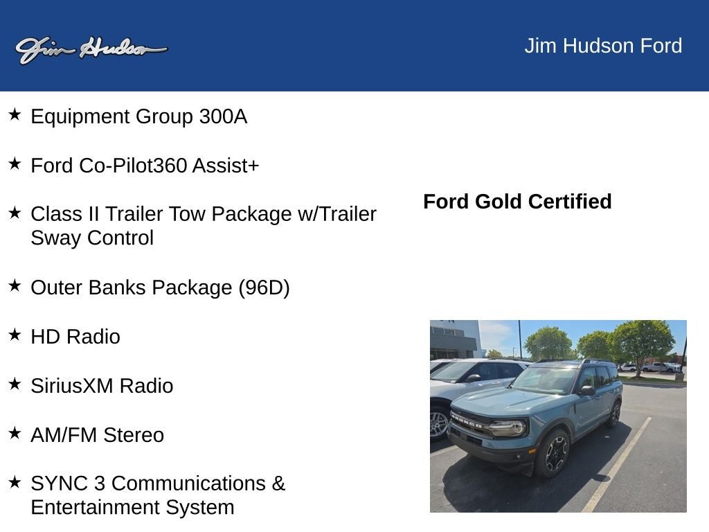 2021 Ford Bronco Sport Outer Banks CERTIFIED CO PILOT 360 HEATED SEATS