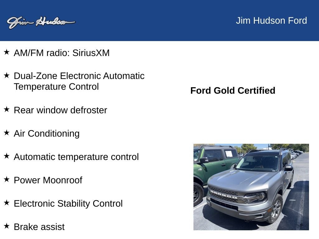 2023 Ford Bronco Sport Badlands CERTIFIED SUNROOF TOW PACKAGE