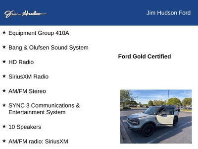 2021 Ford Bronco Sport First Edition CERTIFIED LEATHER SUNROOF