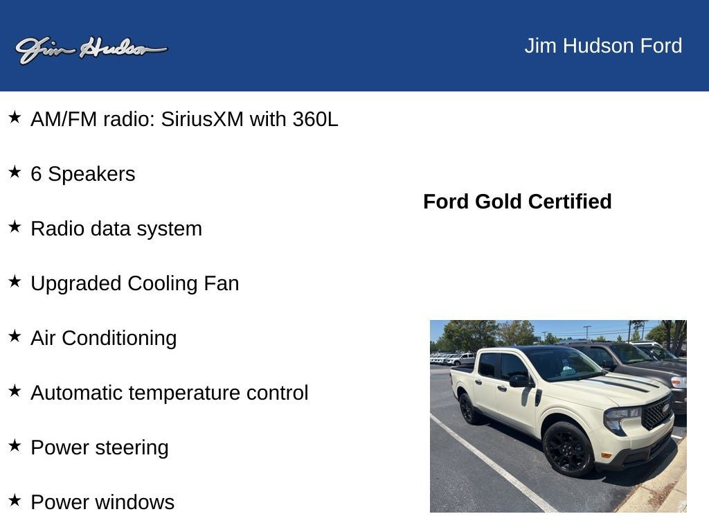 2025 Ford Maverick XLT CERTIFIED 4K TOW LUX PACKAGE BLACK PACKAGE