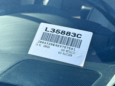 2019 Nissan Armada Platinum BACKED BY HUDSON