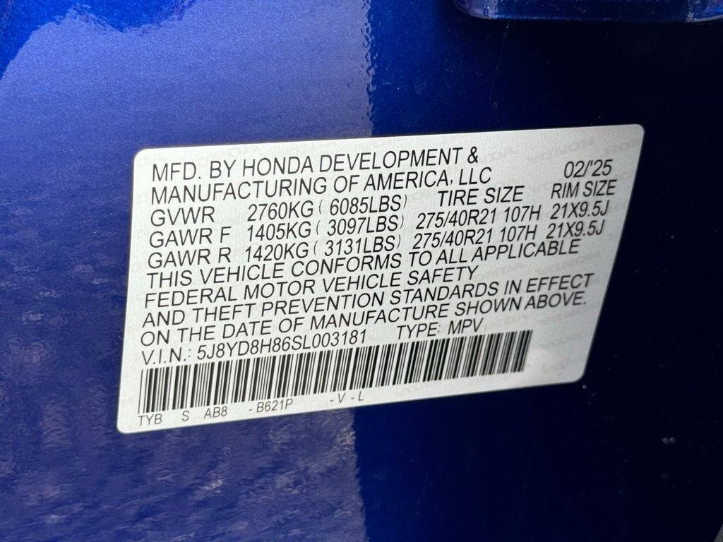 2025 Acura MDX Type S w/Advance Package SH-AWD