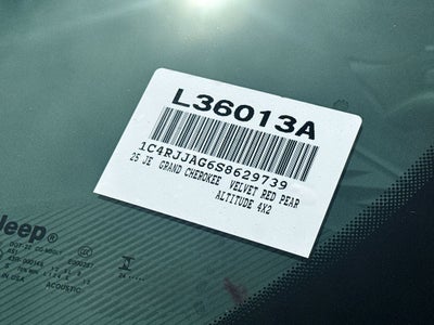 2025 Jeep Grand Cherokee L Altitude BACKED BY HUDSON