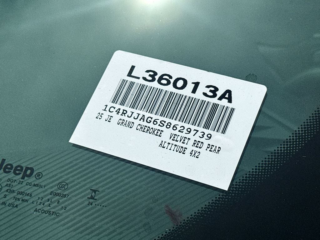 2025 Jeep Grand Cherokee L Altitude BACKED BY HUDSON