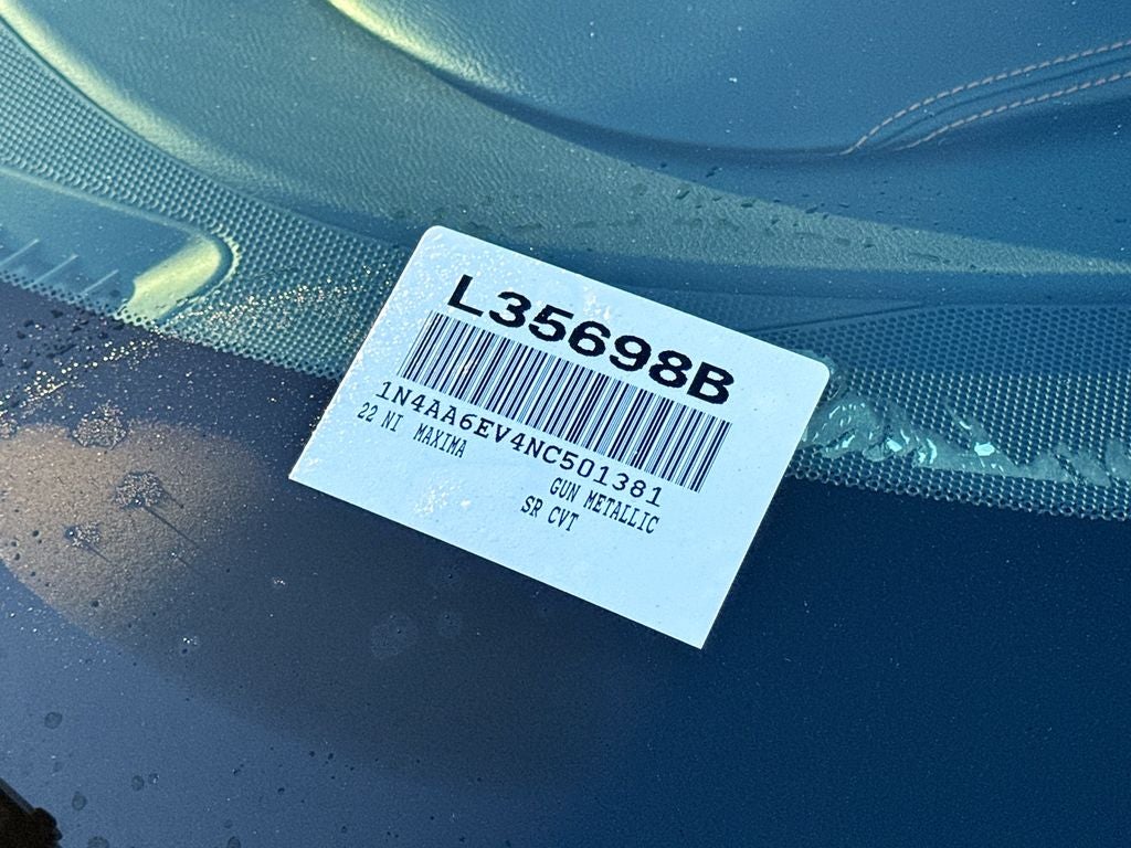 2022 Nissan Maxima SR BACKED BY HUDSON